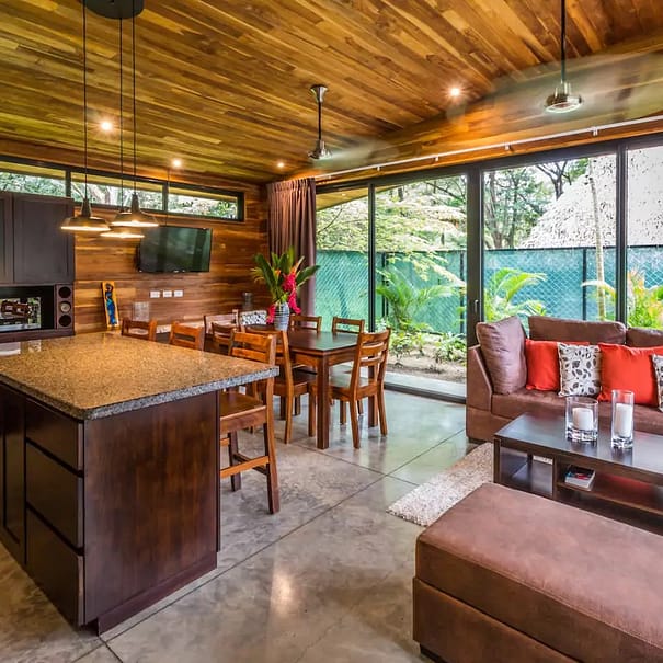 Villa Carao Kitchen Living Room